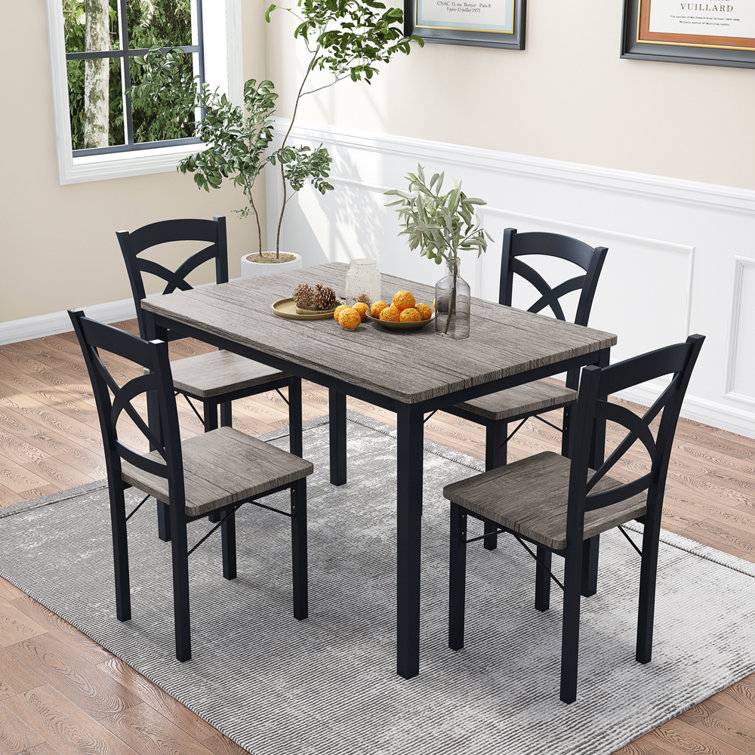 17 Stories 4 - Person Breakfast Nook Dining Set | Wayfair